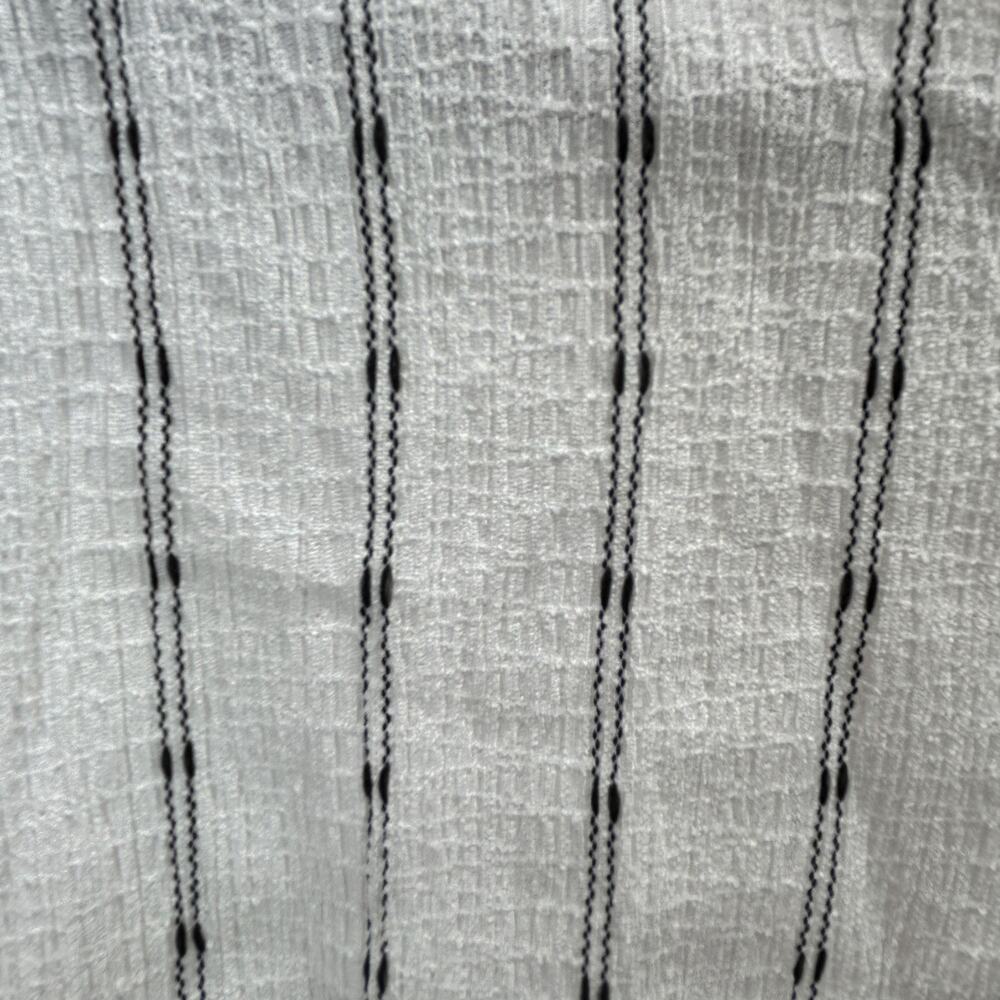 Madewell Boxy Cap Sleeve Gauze Striped Top White/Black Women XS NWT - Picture 4 of 8